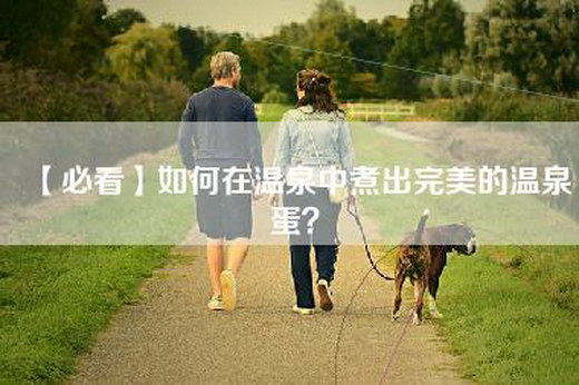 【必看】如何在温泉中煮出完美的温泉蛋？