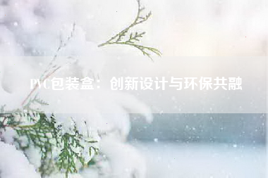 PVC包装盒：创新设计与环保共融