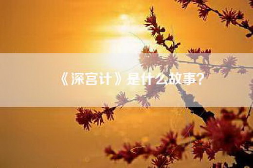 《深宫计》是什么故事？