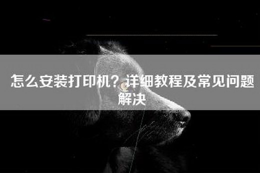 怎么安装打印机？详细教程及常见问题解决