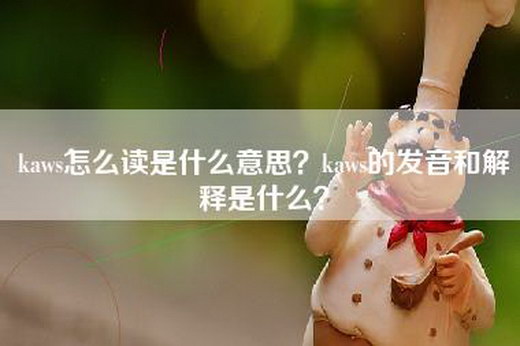 kaws怎么读是什么意思？kaws的发音和解释是什么？