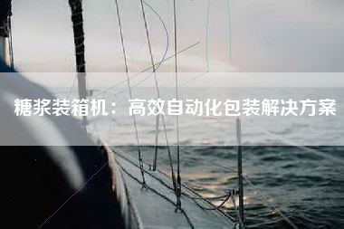 糖浆装箱机：高效自动化包装解决方案