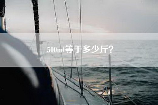 500ml等于多少斤？