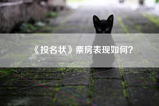 《投名状》票房表现如何？