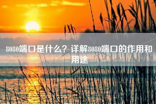 8080端口是什么？详解8080端口的作用和用途