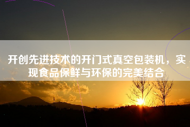 开创先进技术的开门式真空包装机，实现食品保鲜与环保的完美结合