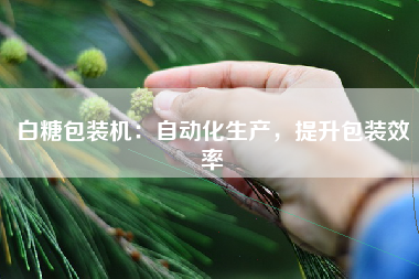 白糖包装机：自动化生产，提升包装效率