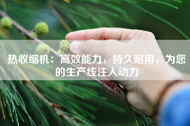 热收缩机：高效能力，持久耐用，为您的生产线注入动力