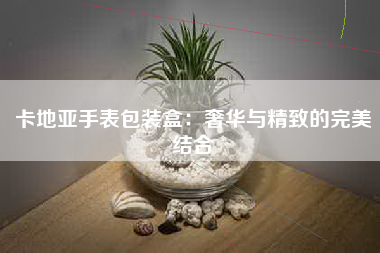 卡地亚手表包装盒：奢华与精致的完美结合