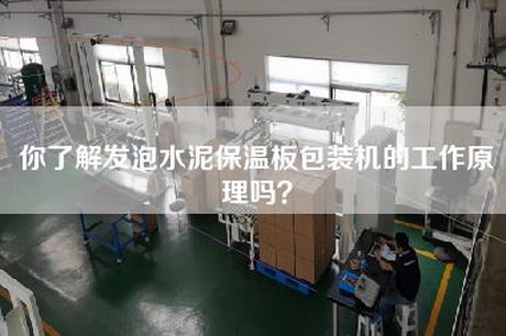 你了解发泡水泥保温板包装机的工作原理吗？